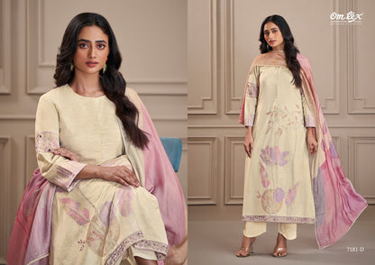 Khayal Omtex Cotton Silk Plazzo Style Suits Manufacturer India