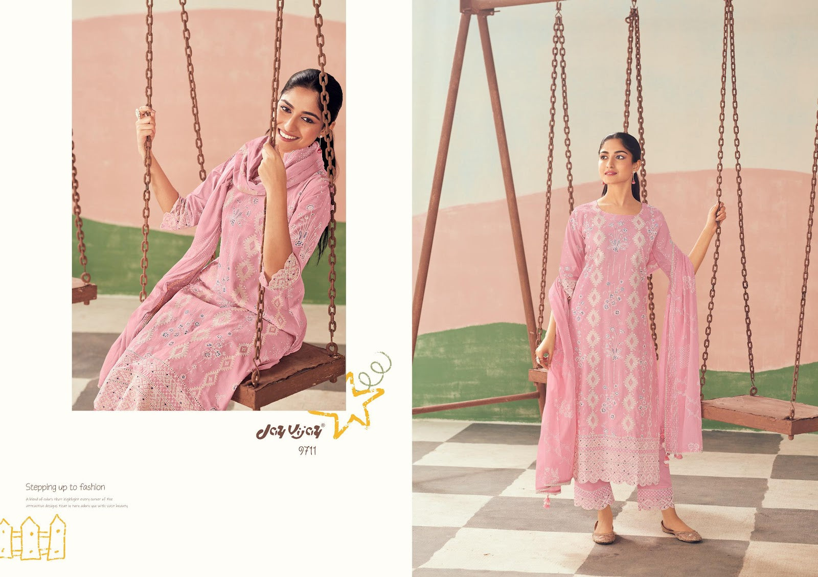 Khel Jay Vijay Cotton Pant Style Suits Exporter Gujarat