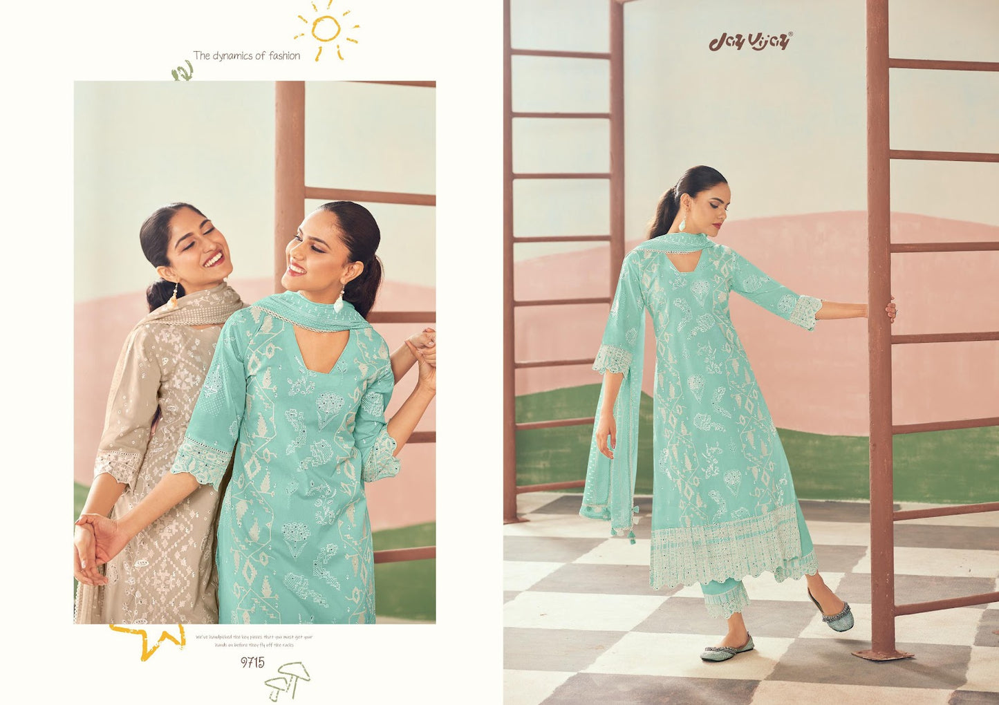 Khel Jay Vijay Cotton Pant Style Suits Exporter Gujarat