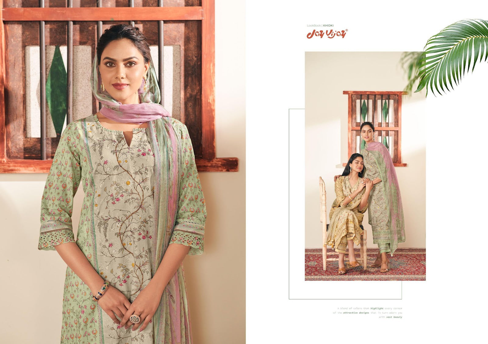 Khidki Jay Vijay Pure Cotton Pant Style Suits Supplier Ahmedabad