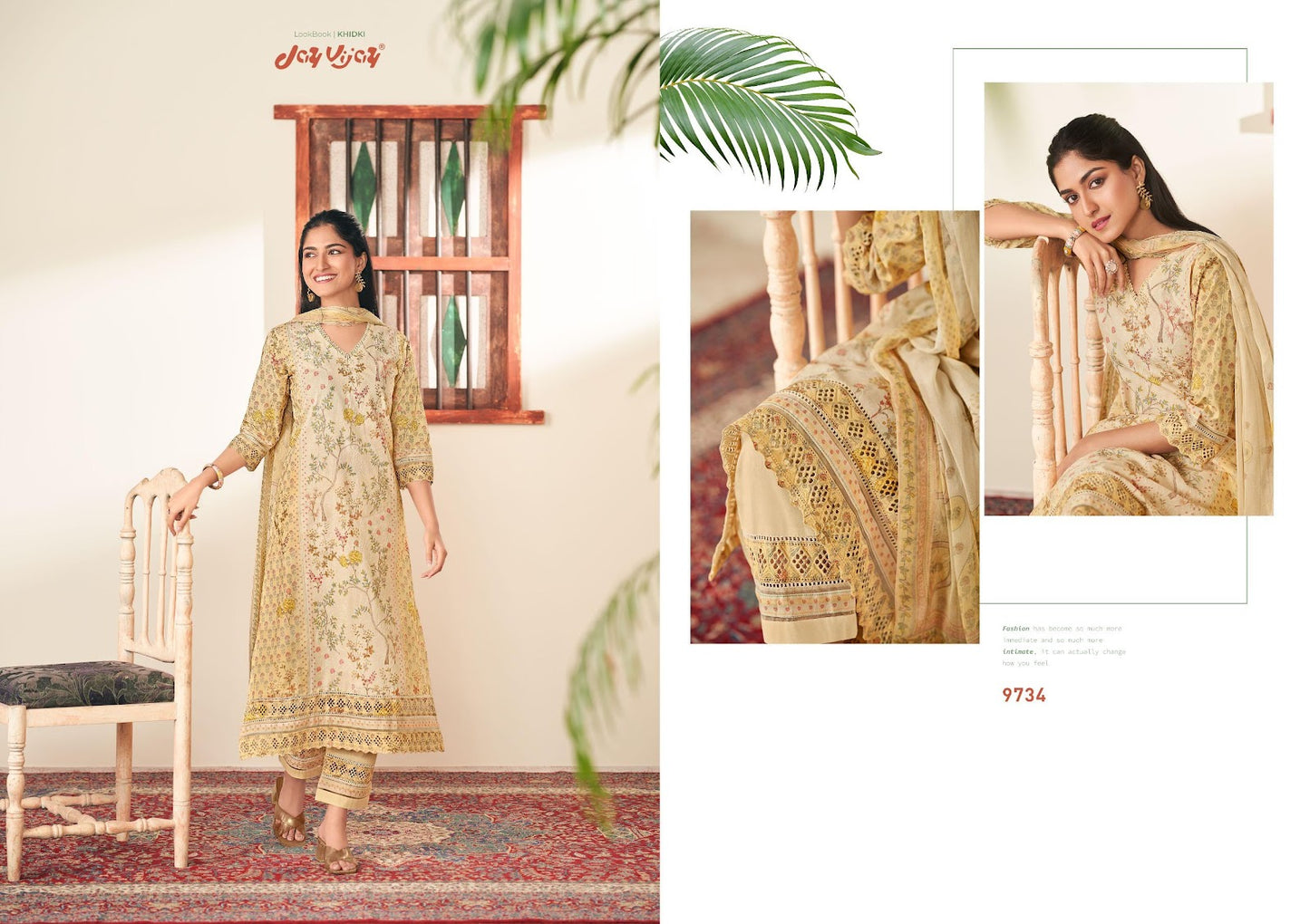 Khidki Jay Vijay Pure Cotton Pant Style Suits Supplier Ahmedabad