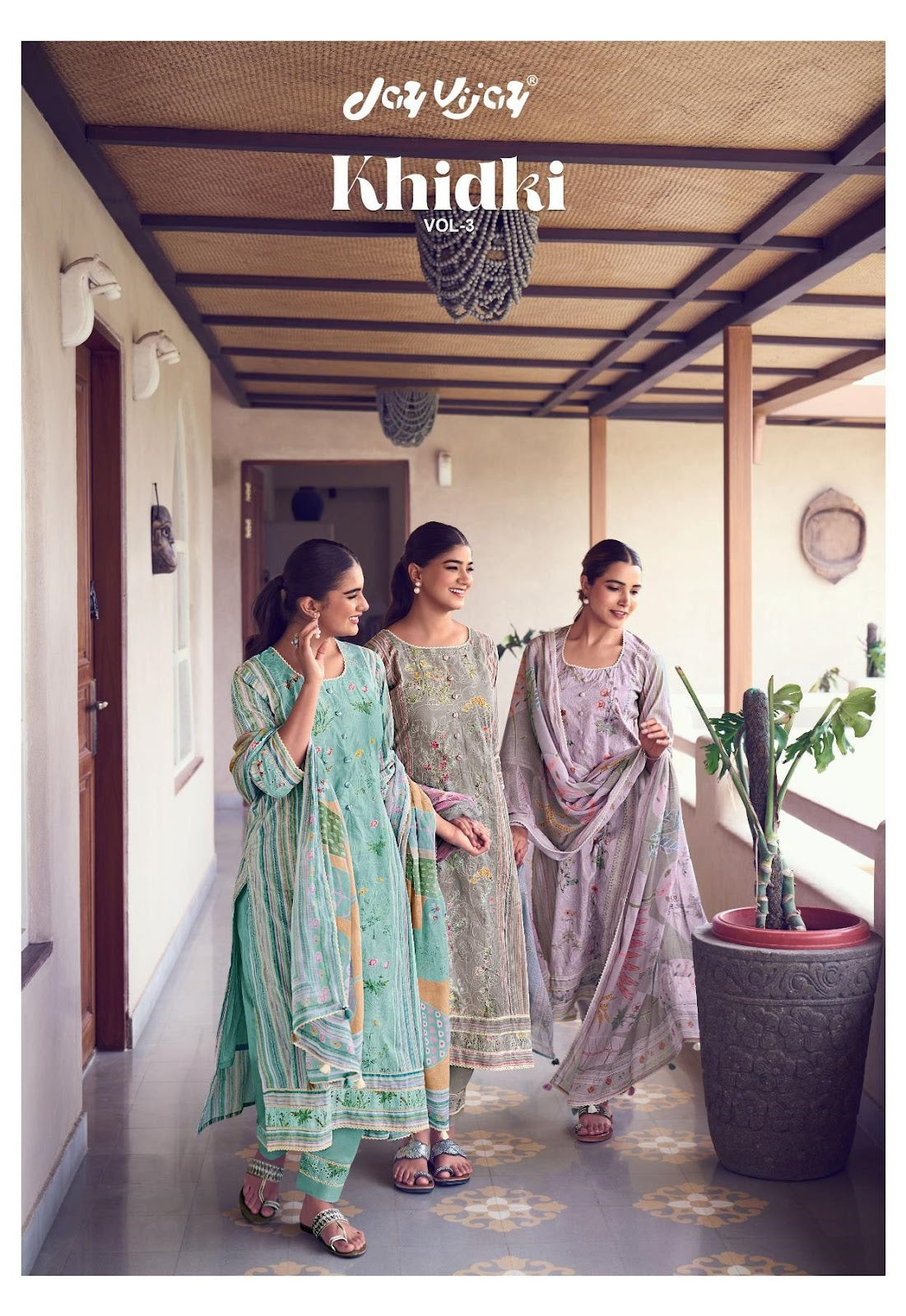 Khidki Vol 3 Jay Vijay Pant Style Suits Wholesaler