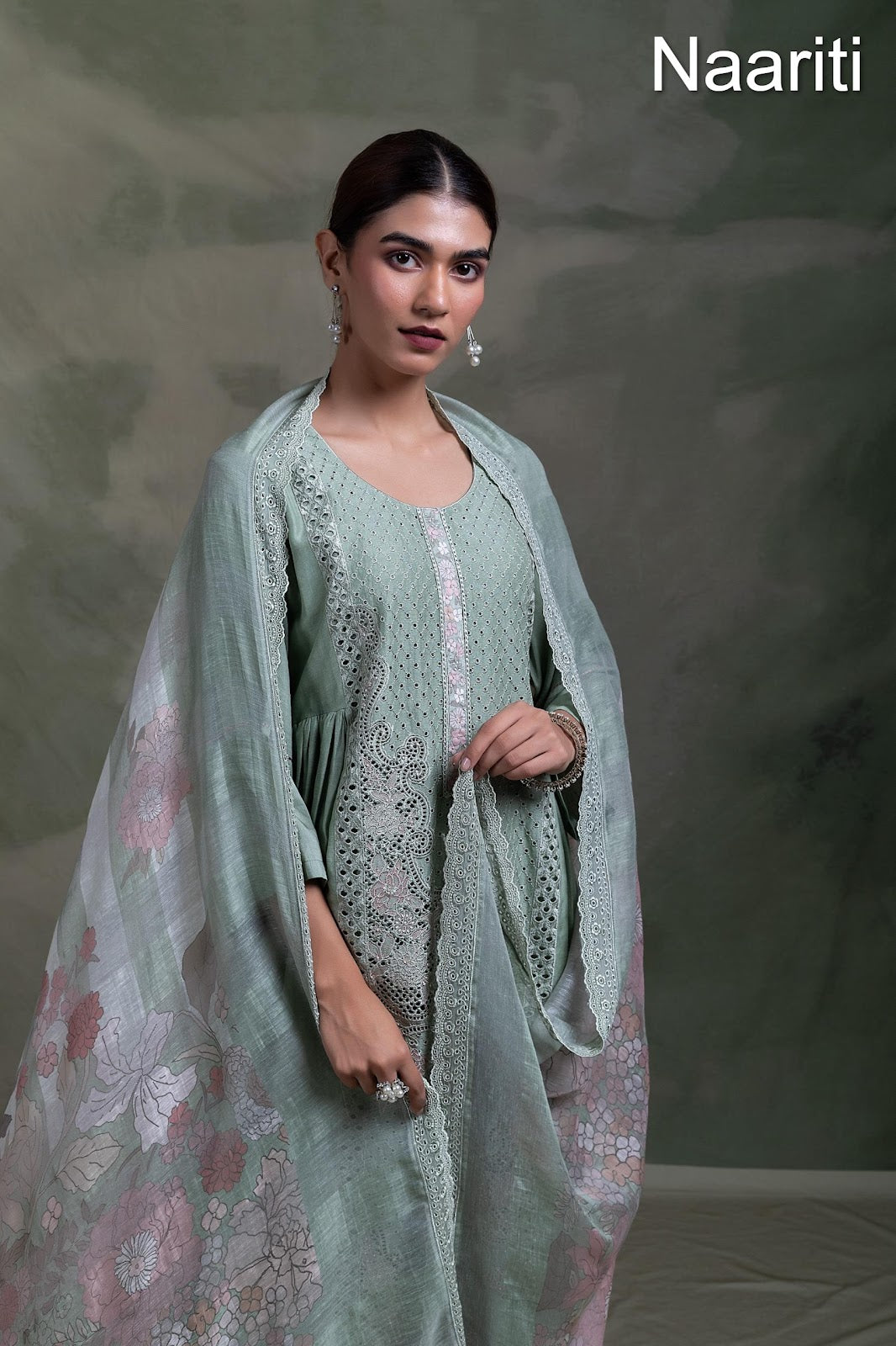 Khinka Naariti Cotton Silk Pant Style Suits Supplier