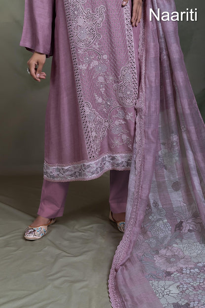 Khinka Naariti Cotton Silk Pant Style Suits Supplier