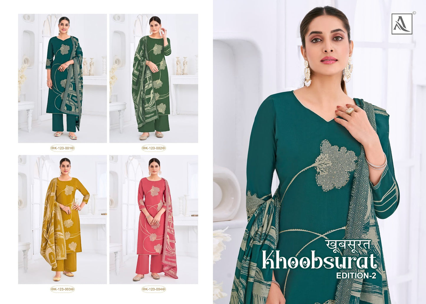 Khoobsurat Edition 2 Alok Viscose Modal Pant Style Suits Manufacturer