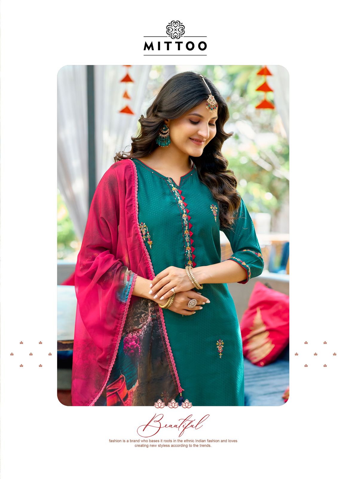 Khoobsurat Mittoo Viscose Weaving Readymade Pant Style Suits Wholesale Rate