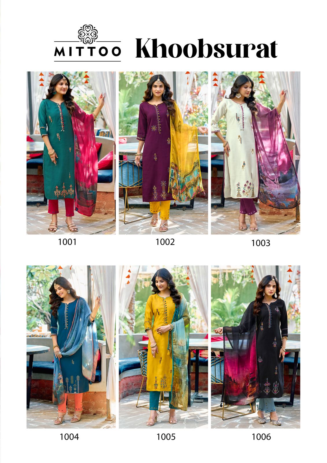 Khoobsurat Mittoo Viscose Weaving Readymade Pant Style Suits Wholesale Rate