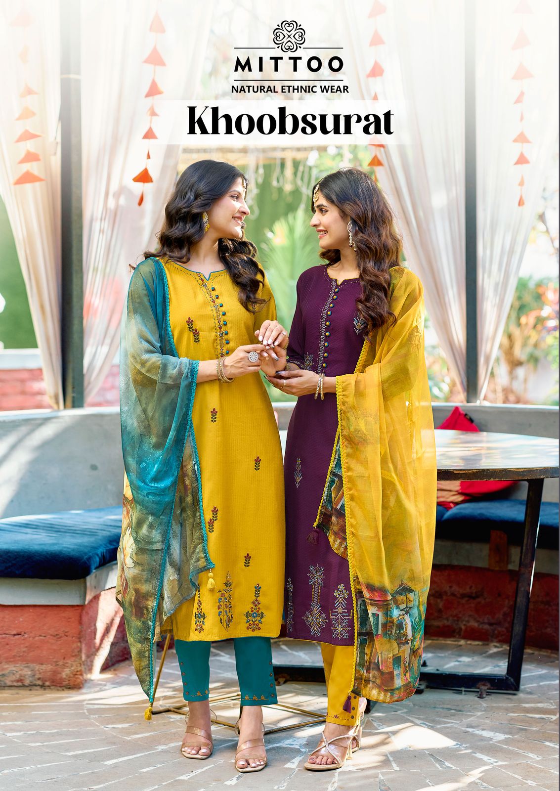 Khoobsurat Mittoo Viscose Weaving Readymade Pant Style Suits Wholesale Rate