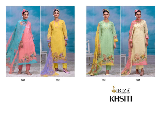 Khsiti Ibiza Pure Organdy Pant Style Suits Supplier
