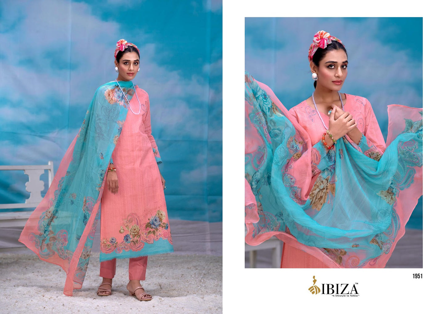 Khsiti Ibiza Pure Organdy Pant Style Suits Supplier