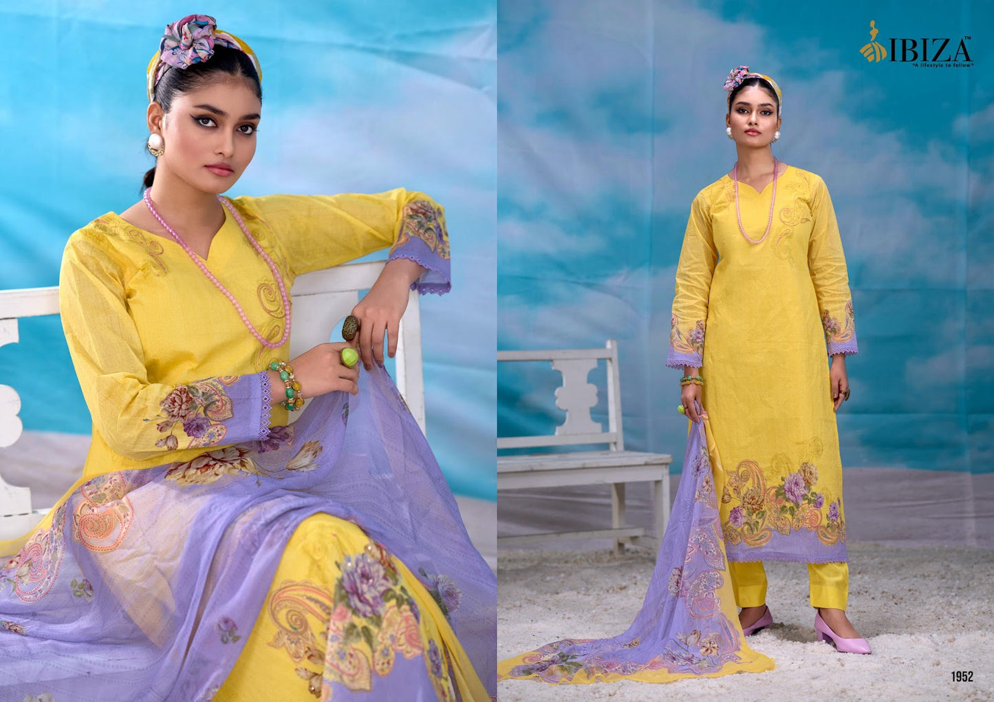 Khsiti Ibiza Pure Organdy Pant Style Suits Supplier