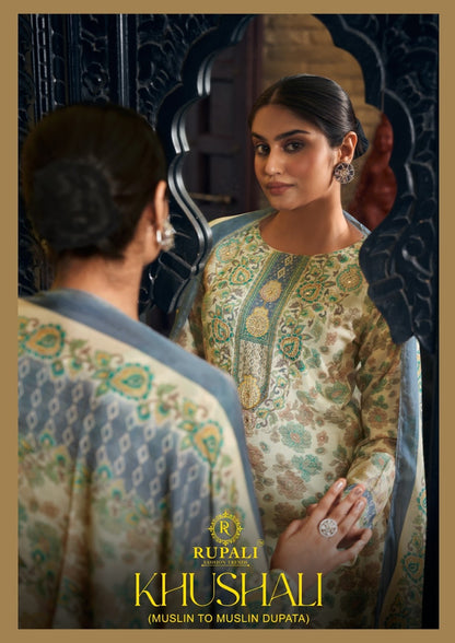 Khushali Rupali Pure Viscose Pant Style Suits Manufacturer