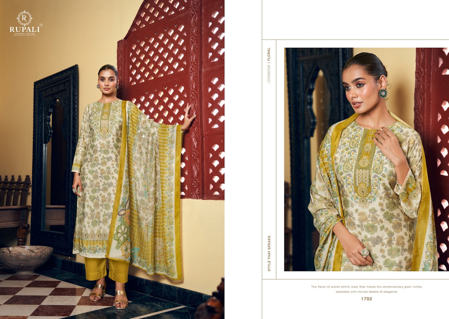 Khushali Rupali Pure Viscose Pant Style Suits Manufacturer