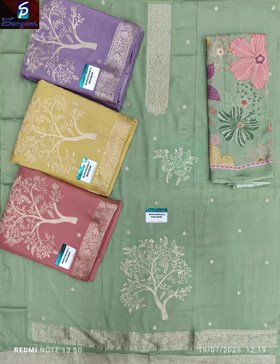 Khushali Sargam Prints Pure Bemberg Pant Style Suits Wholesale Price