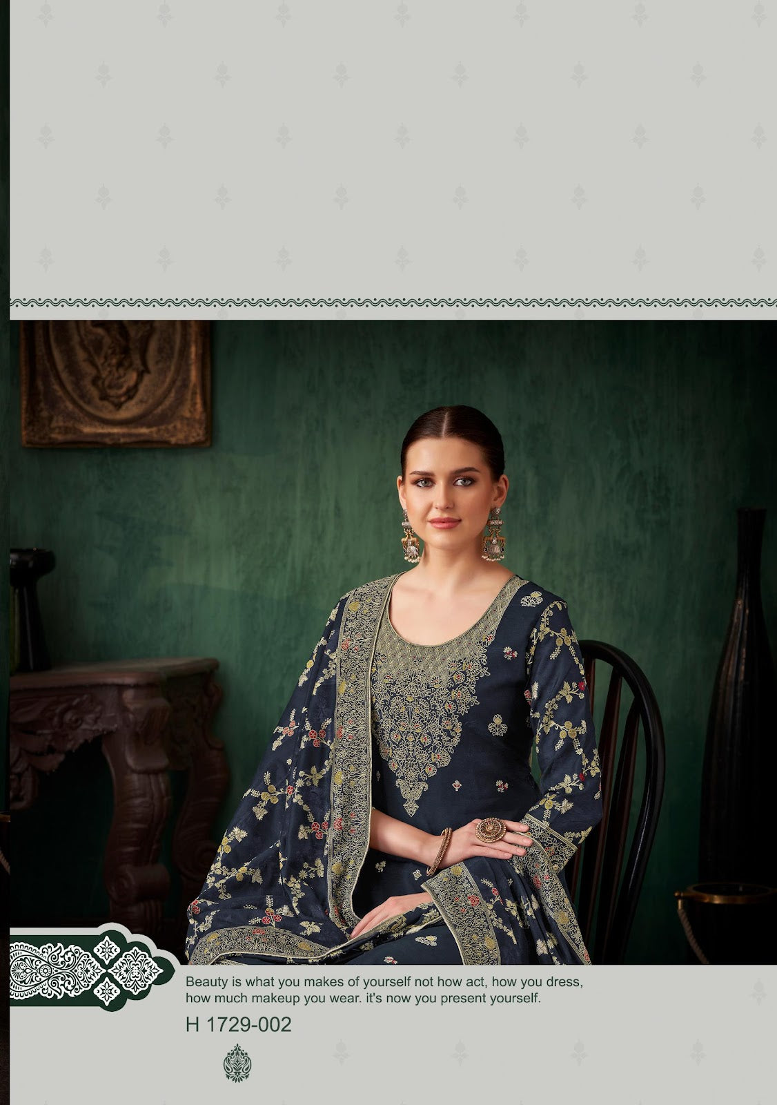 Khushboo Alok Weaving Pant Style Suits Exporter Ahmedabad