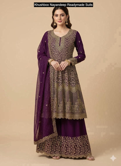 Khushboo Nayandeep Silk Readymade Suits Exporter
