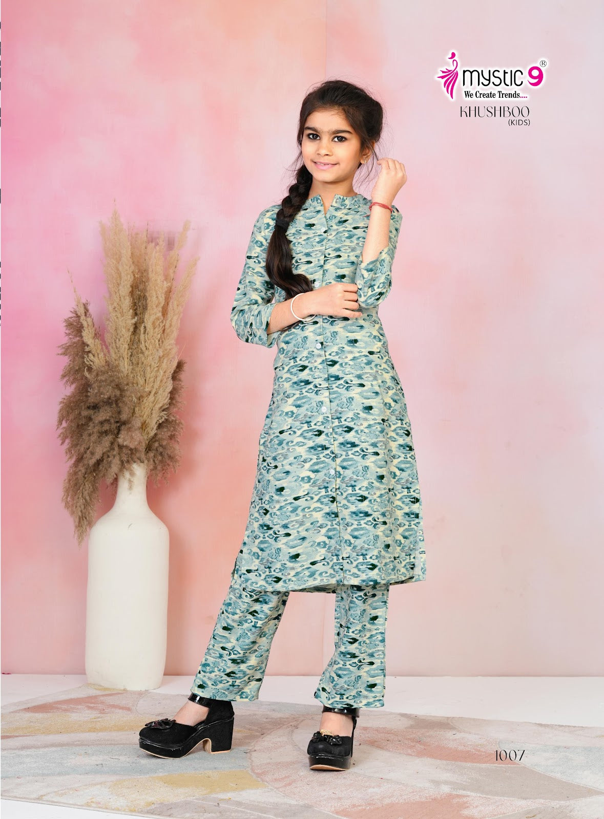 Khushboo Vol 1 Mystic 9 Viscose Girls Co Ord Set Manufacturer India