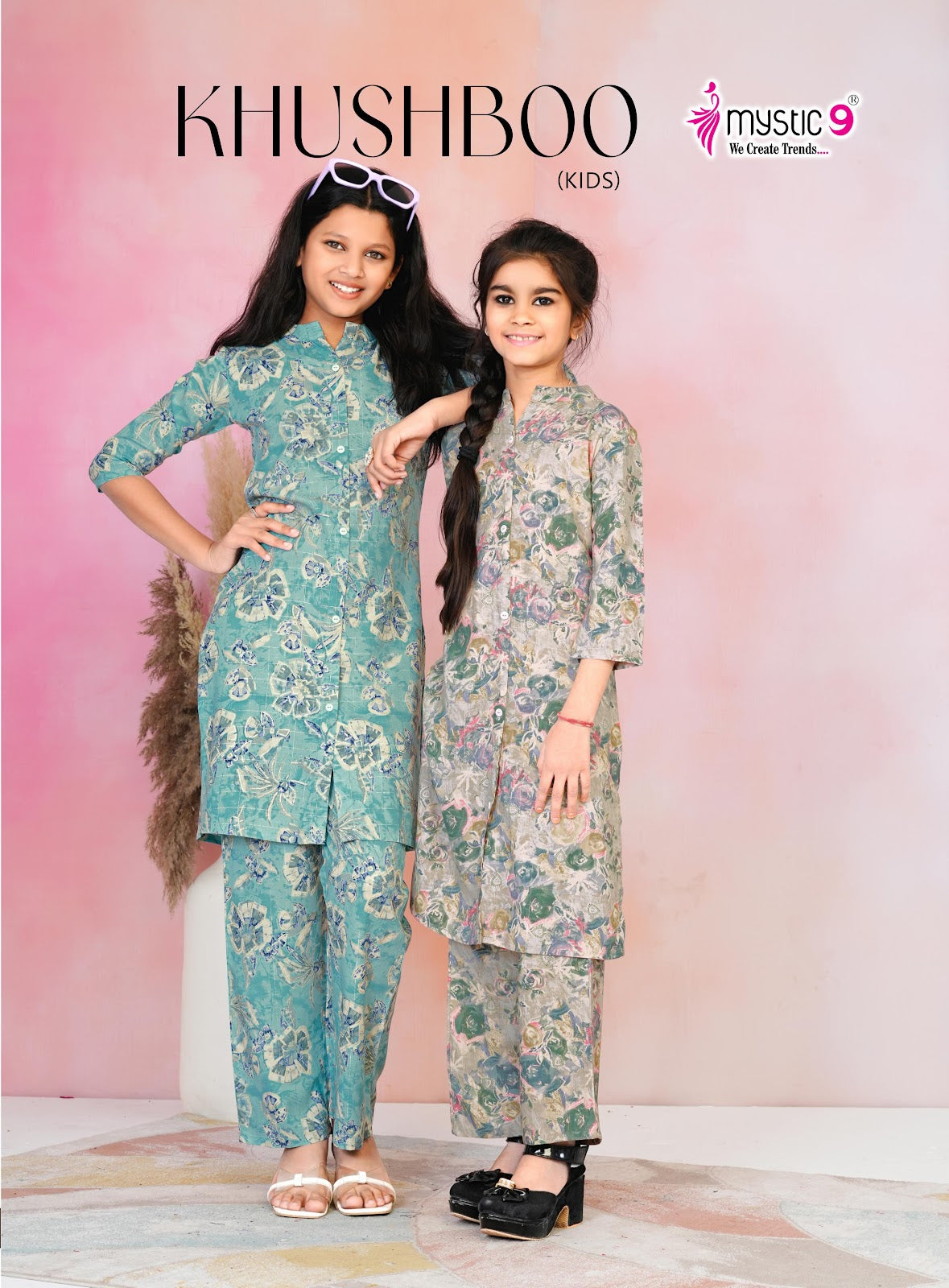 Khushboo Vol 1 Mystic 9 Viscose Girls Co Ord Set Manufacturer India