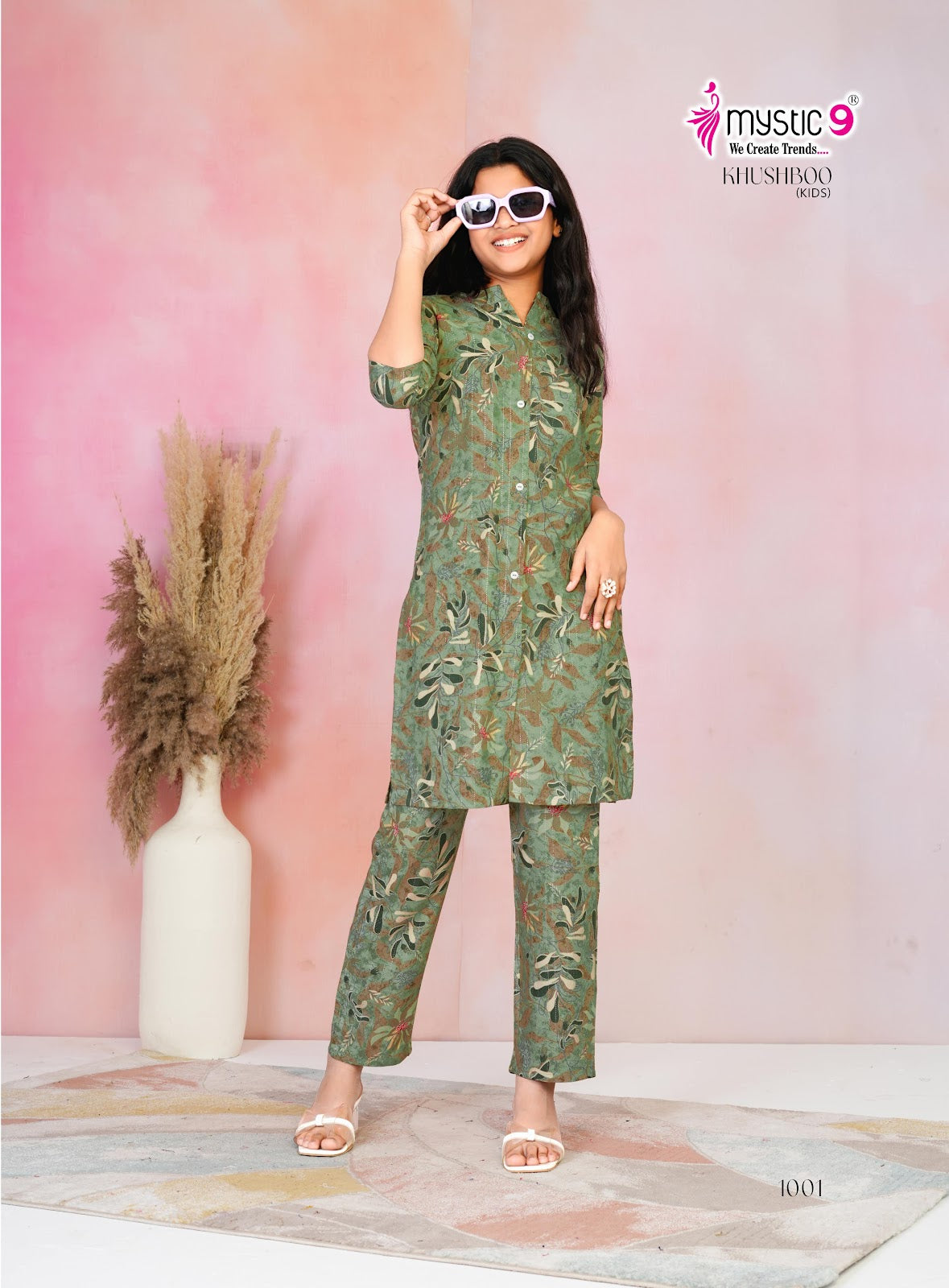 Khushboo Vol 1 Mystic 9 Viscose Girls Co Ord Set Manufacturer India