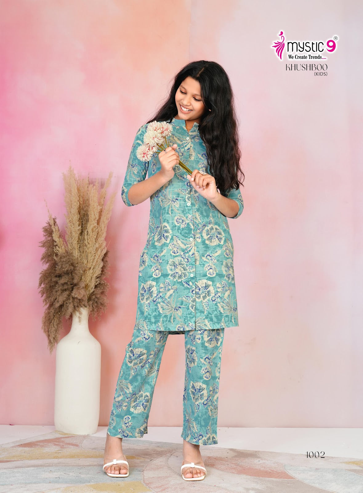 Khushboo Vol 1 Mystic 9 Viscose Girls Co Ord Set Manufacturer India