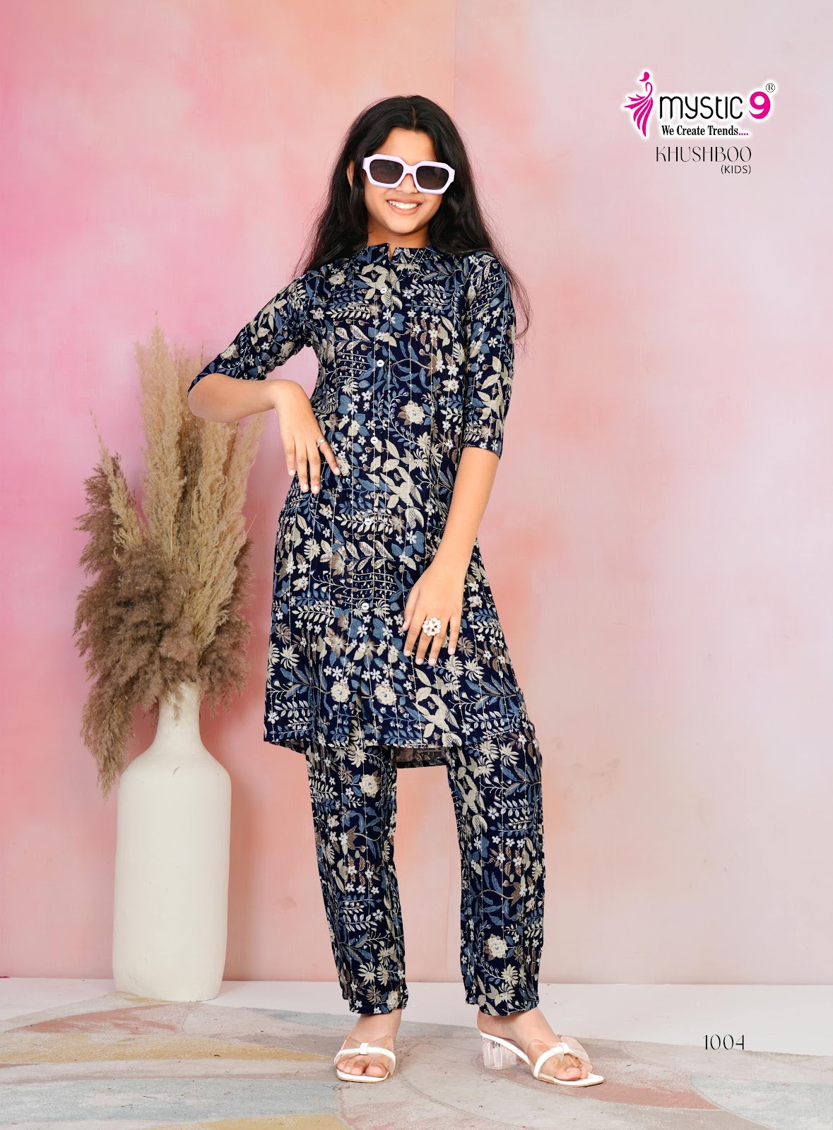 Khushboo Vol 1 Mystic 9 Viscose Girls Co Ord Set Manufacturer India