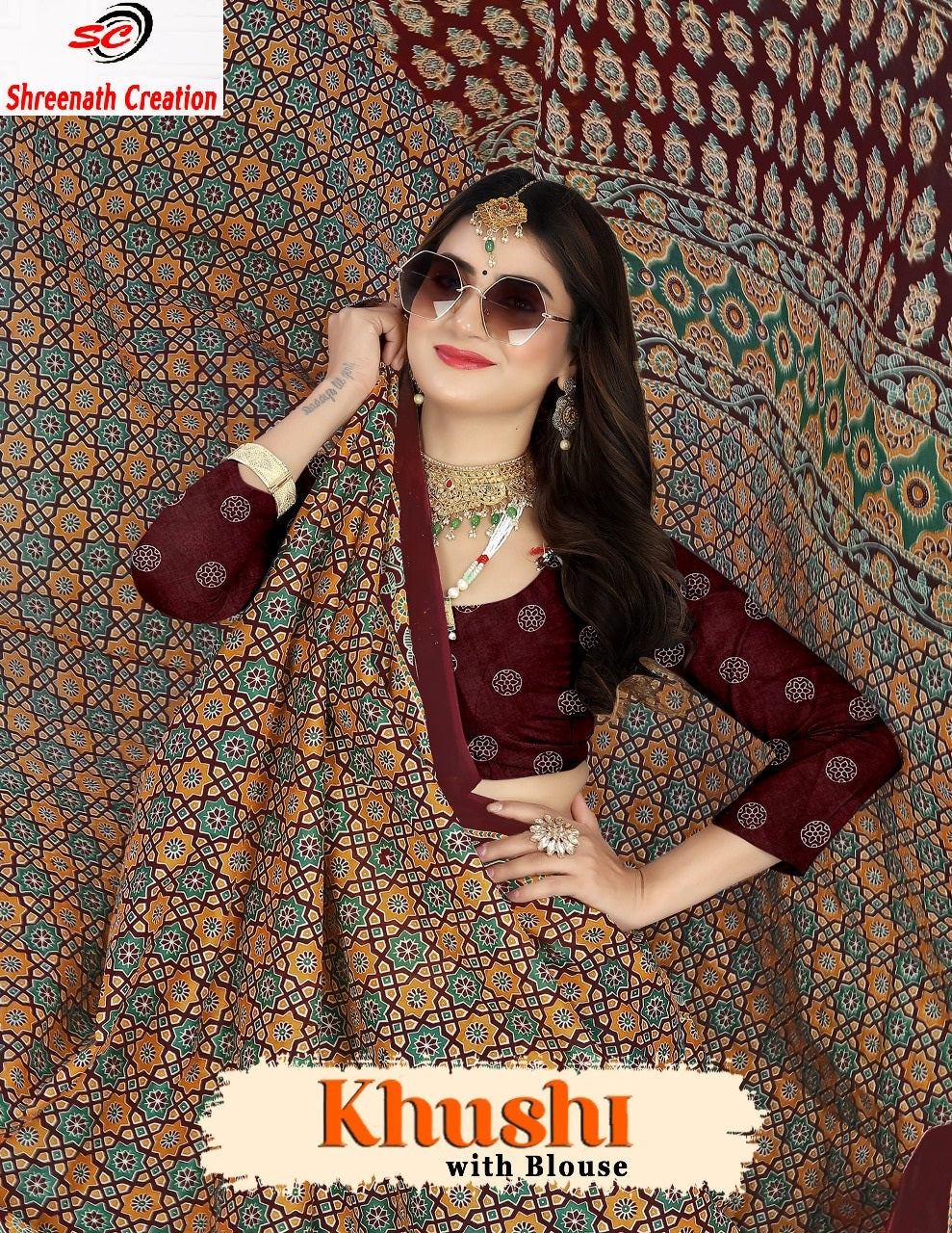 Khushi Sc Cotton Sarees Supplier Gujarat