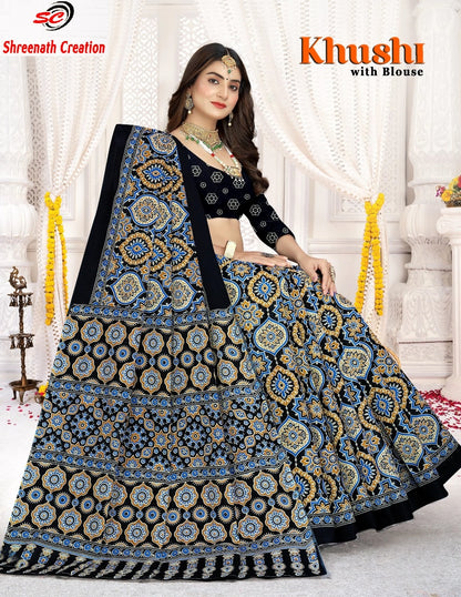 Khushi Sc Cotton Sarees Supplier Gujarat