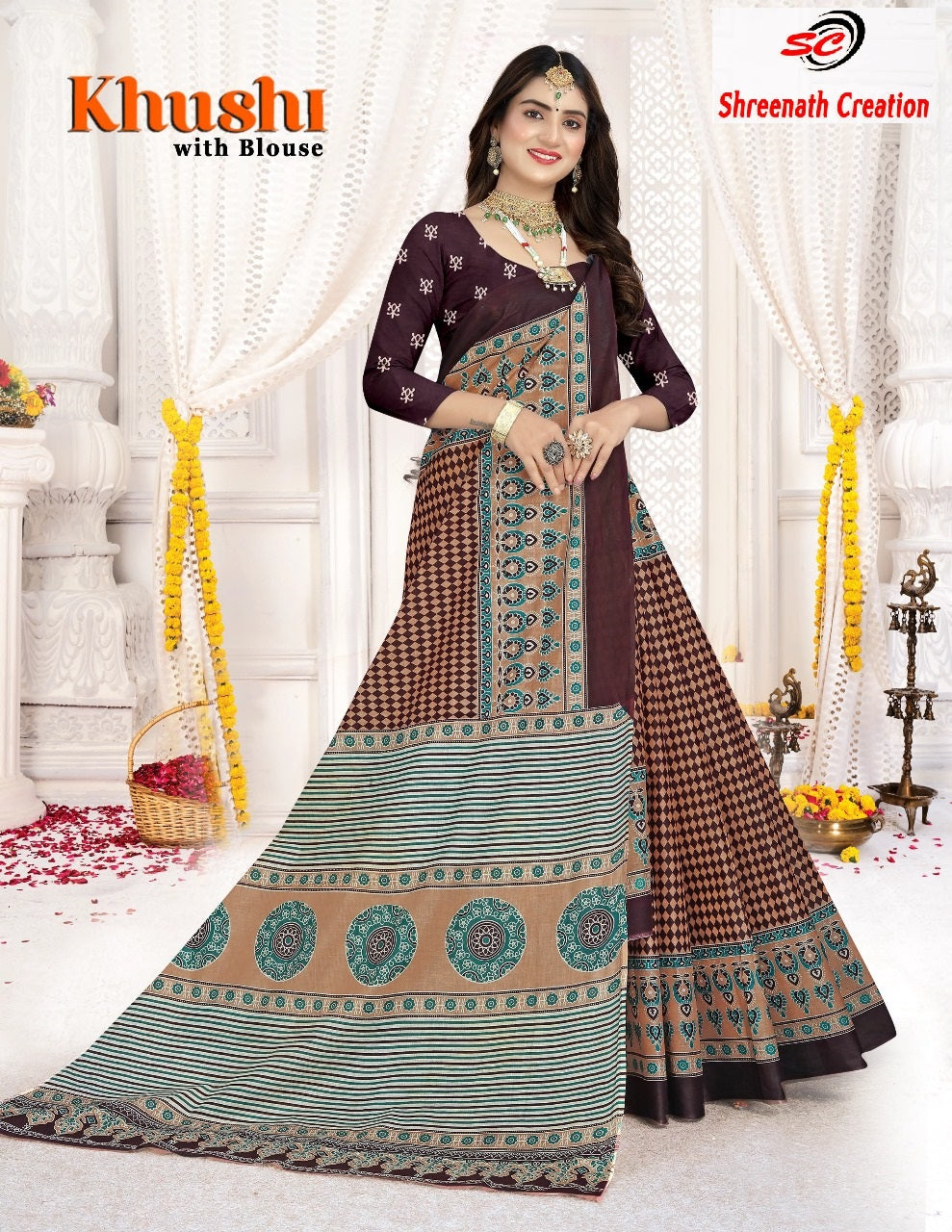 Khushi Sc Cotton Sarees Supplier Gujarat