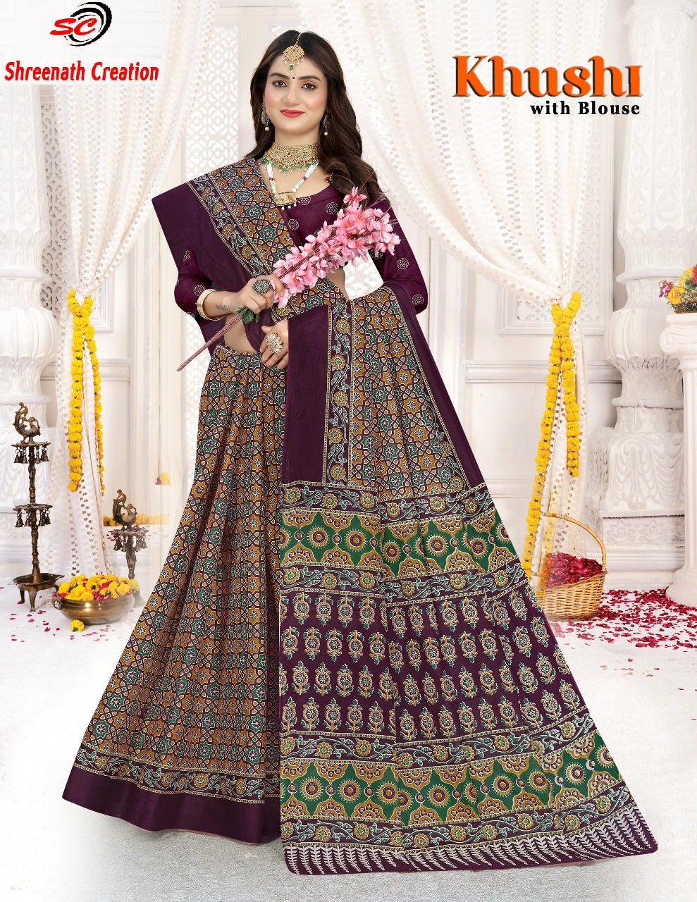 Khushi Sc Cotton Sarees Supplier Gujarat