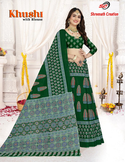 Khushi Sc Cotton Sarees Supplier Gujarat