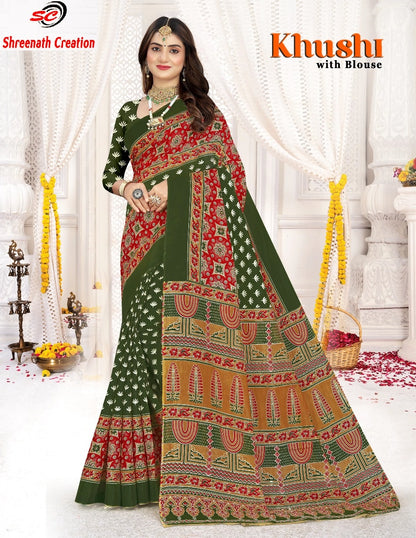 Khushi Sc Cotton Sarees Supplier Gujarat