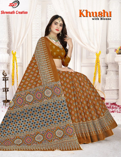 Khushi Sc Cotton Sarees Supplier Gujarat