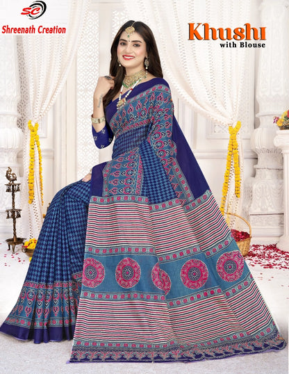 Khushi Sc Cotton Sarees Supplier Gujarat