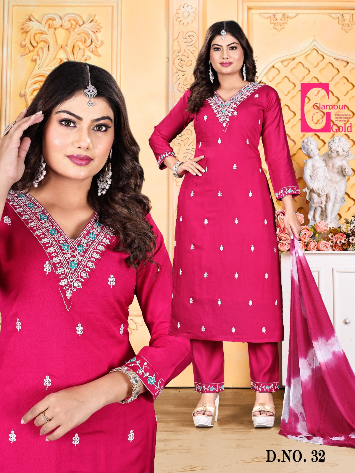 Khushi Vol 1 Kt Roman Silk Readymade Pant Style Suits Supplier Ahmedabad