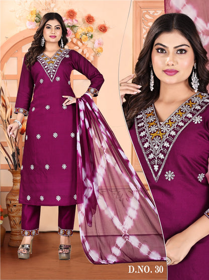 Khushi Vol 1 Kt Roman Silk Readymade Pant Style Suits Supplier Ahmedabad