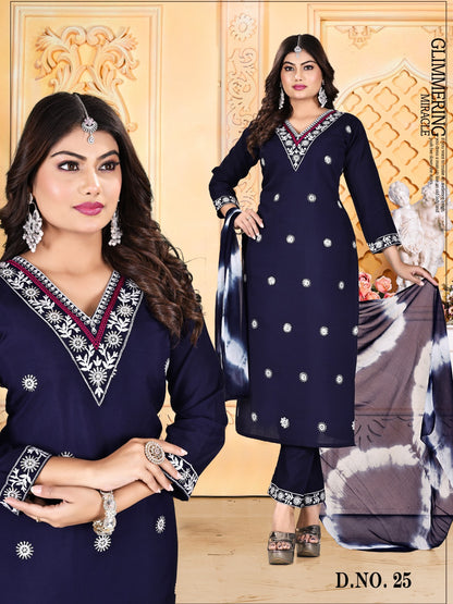 Khushi Vol 1 Kt Roman Silk Readymade Pant Style Suits Supplier Ahmedabad