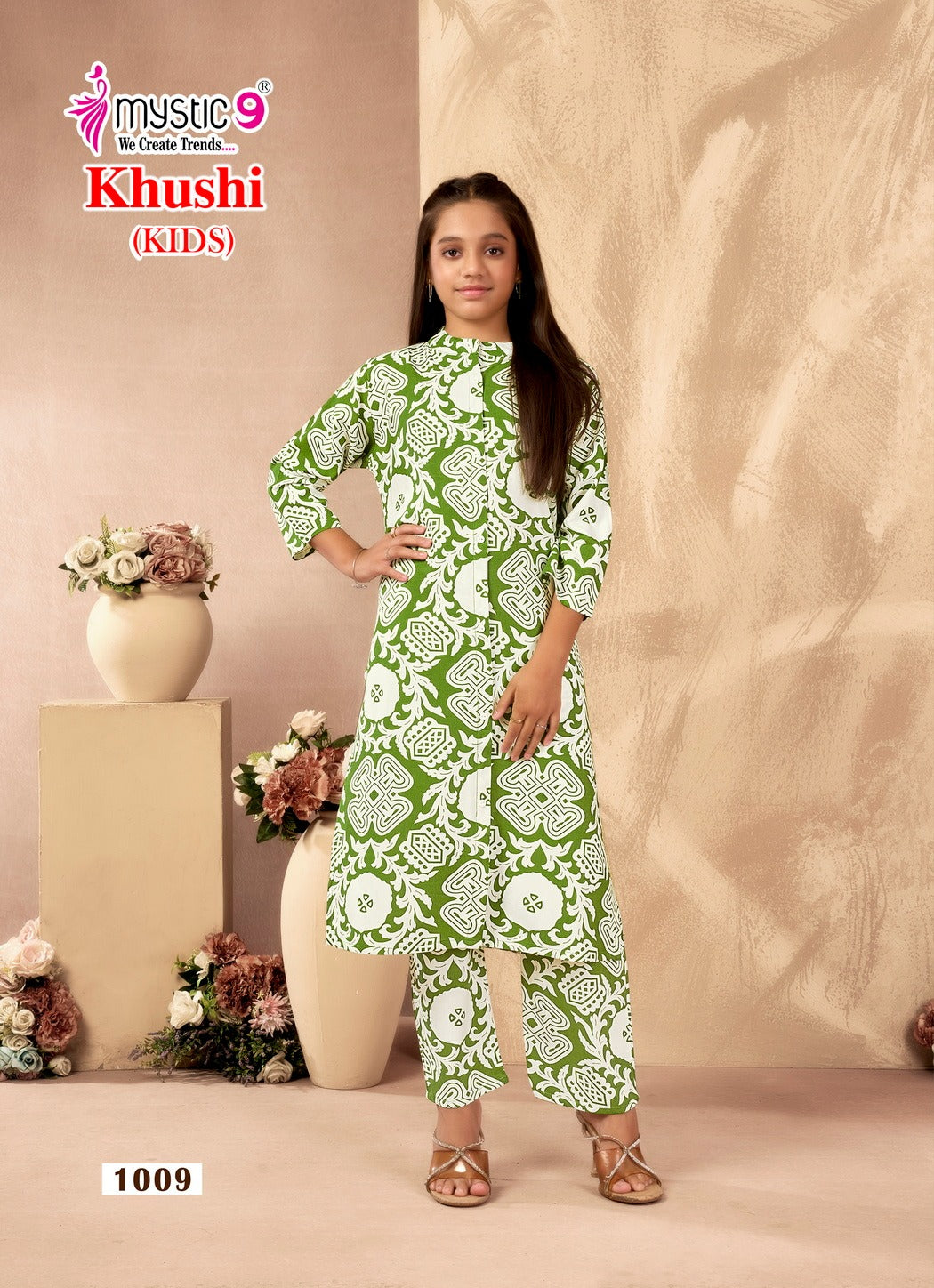 Khushi Vol 1 Mystic 9 Viscose Girls Co Ord Set Manufacturer Ahmedabad