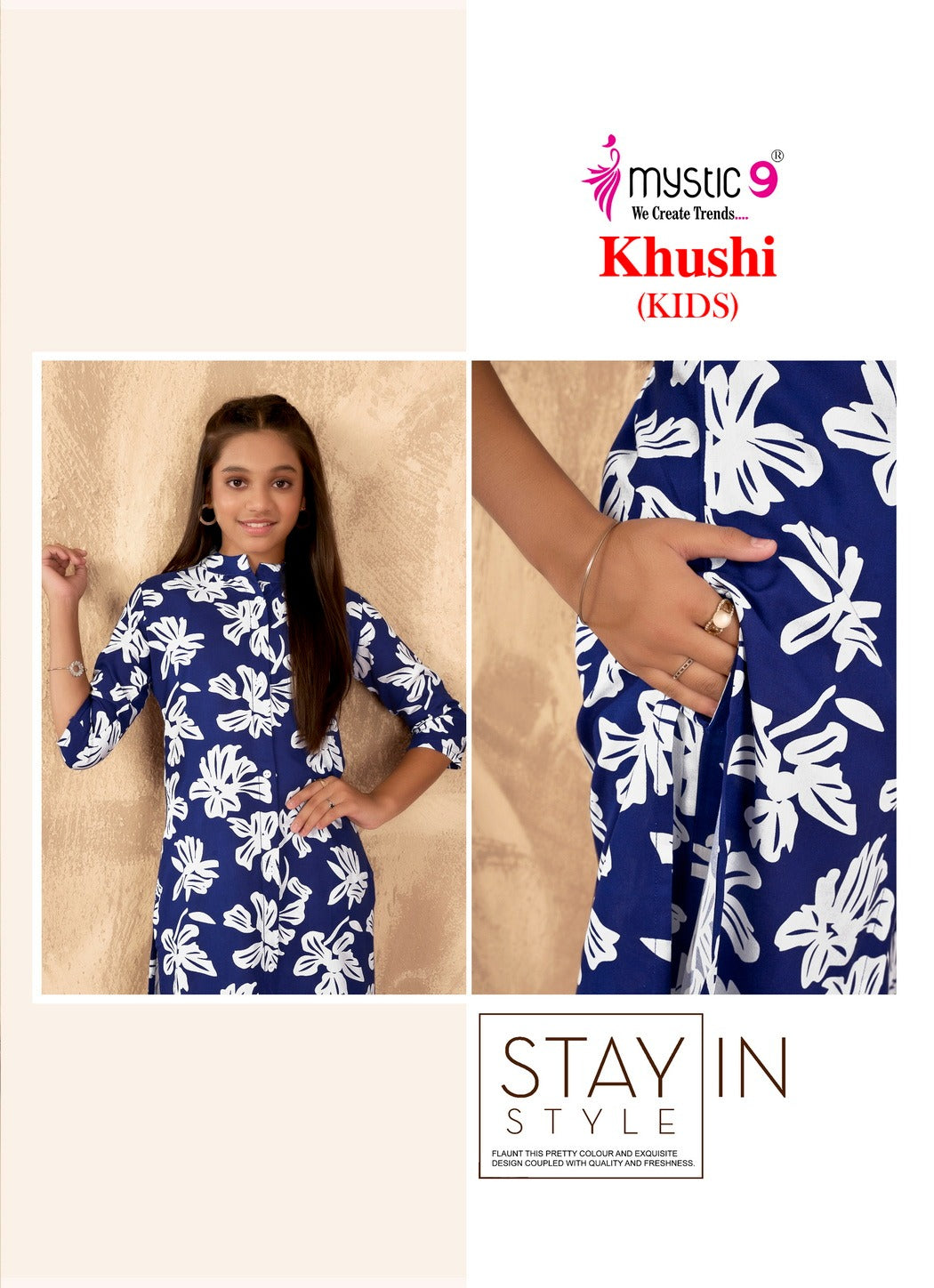 Khushi Vol 1 Mystic 9 Viscose Girls Co Ord Set Manufacturer Ahmedabad