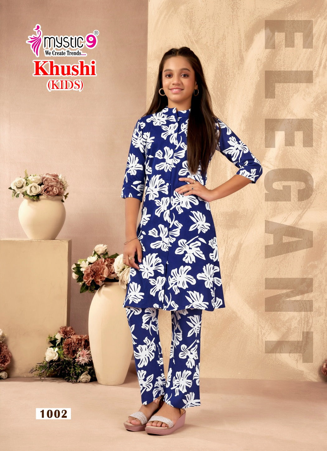 Khushi Vol 1 Mystic 9 Viscose Girls Co Ord Set Manufacturer Ahmedabad