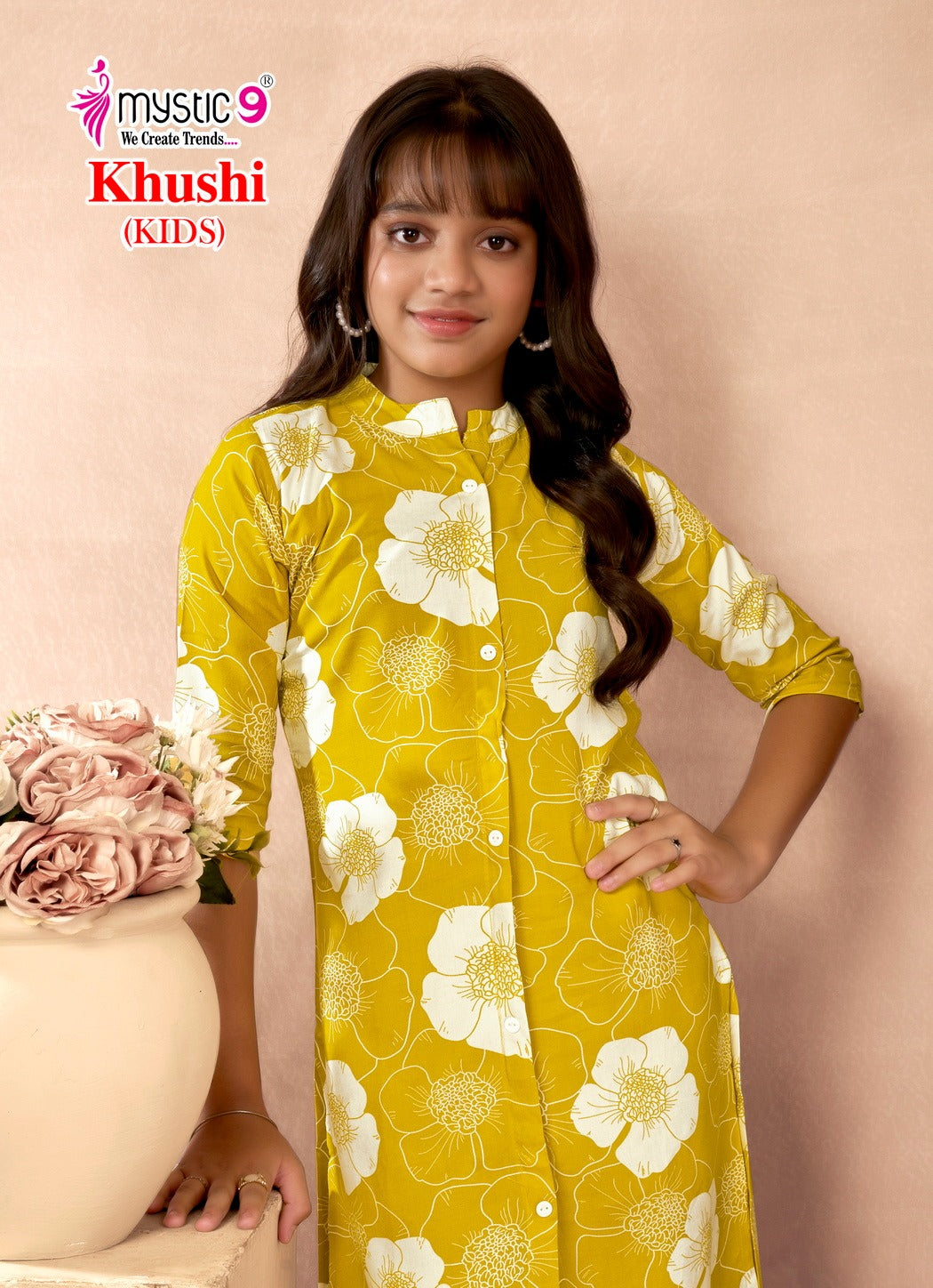 Khushi Vol 1 Mystic 9 Viscose Girls Co Ord Set Manufacturer Ahmedabad