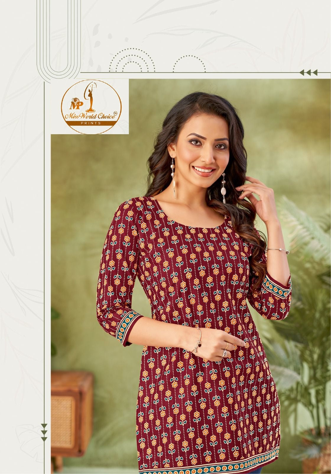 Khushi Vol 2 Miss World Choice Cotton Short Kurtis Wholesale Price
