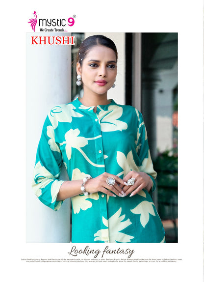 Khushi Vol 2 Mystic 9 Viscose Co Ord Set Wholesaler Gujarat