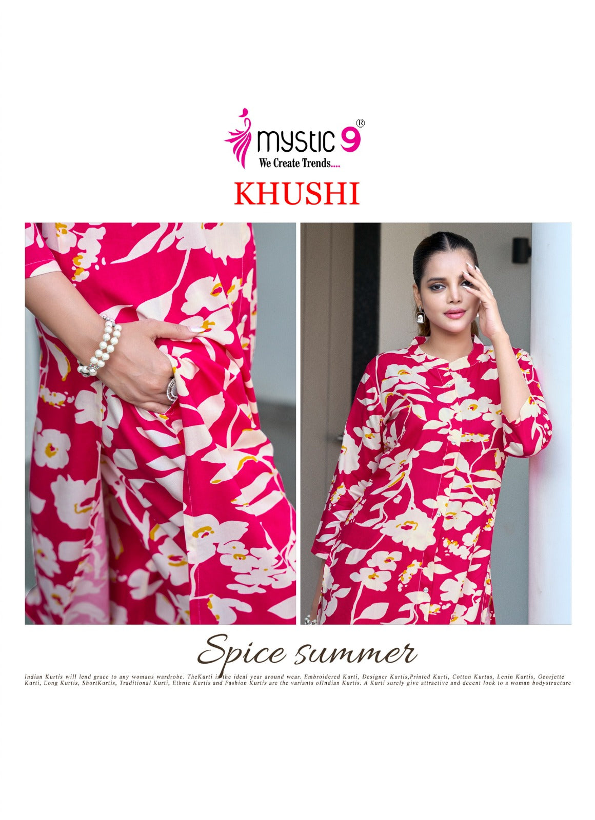 Khushi Vol 2 Mystic 9 Viscose Co Ord Set Wholesaler Gujarat