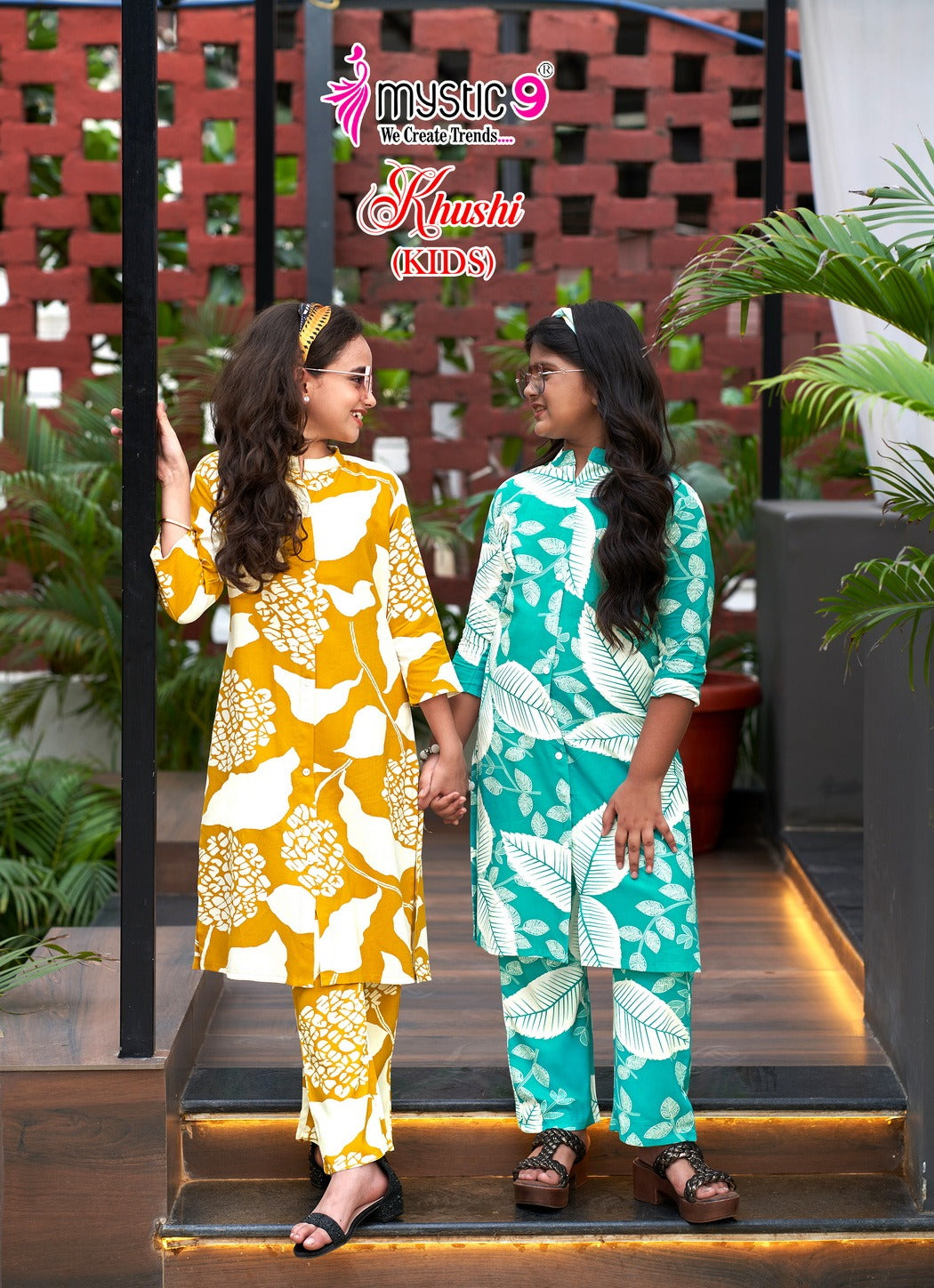 Khushi Vol 2 Mystic 9 Viscose Girls Co Ord Set Wholesaler India