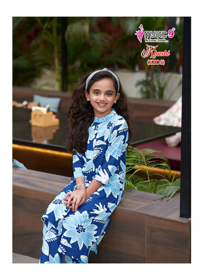 Khushi Vol 2 Mystic 9 Viscose Girls Co Ord Set Wholesaler India