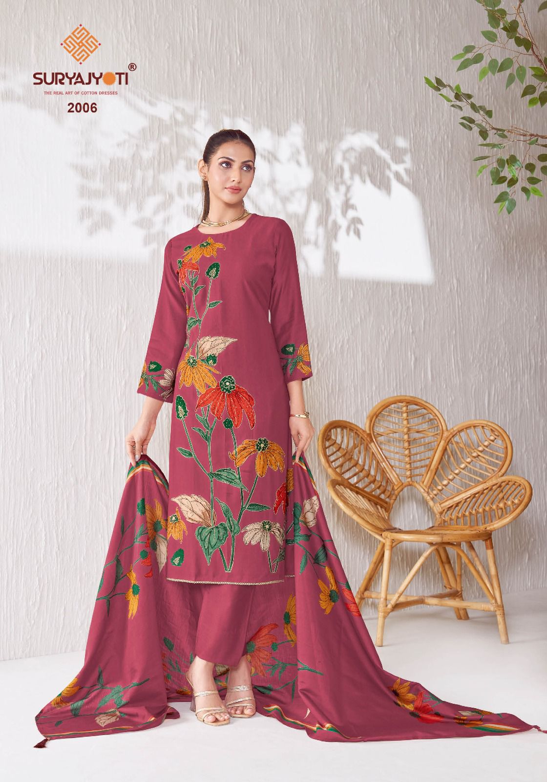 Khushi Vol 2 Suryajyoti Vertigan Pant Style Suits Wholesale Rate