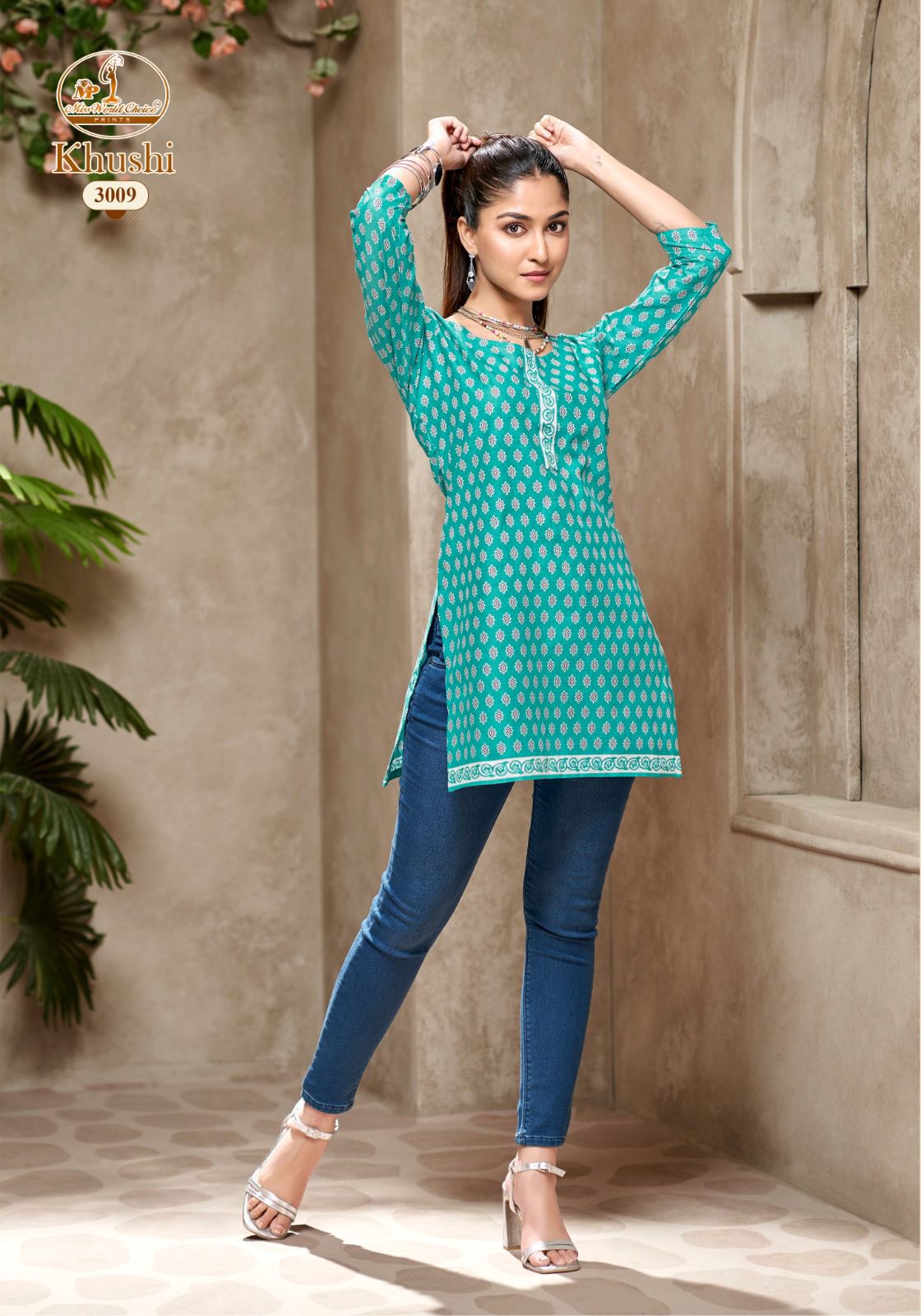 Khushi Vol 3 Miss World Choice Cotton Short Kurtis Wholesale
