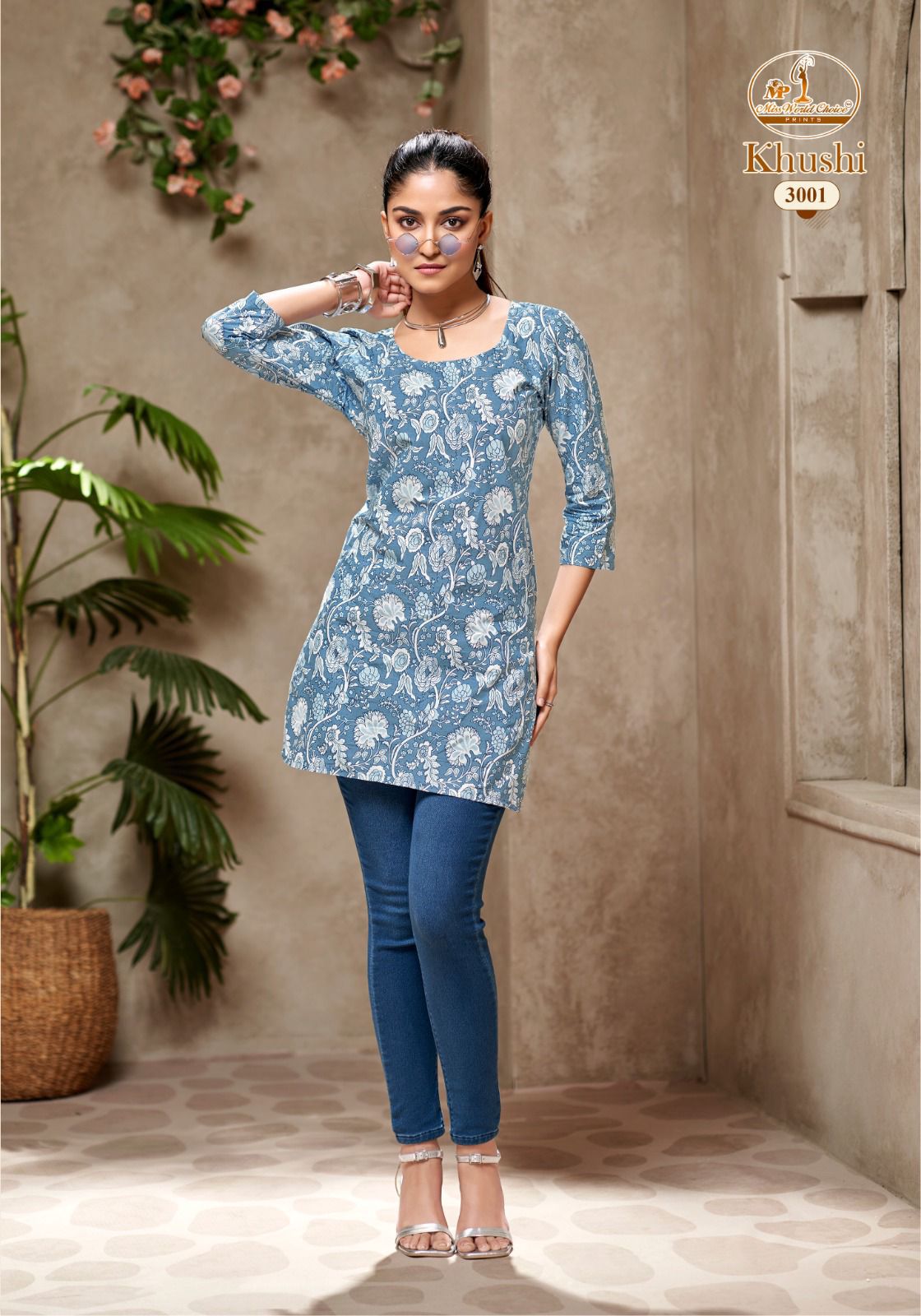 Khushi Vol 3 Miss World Choice Cotton Short Kurtis Wholesale
