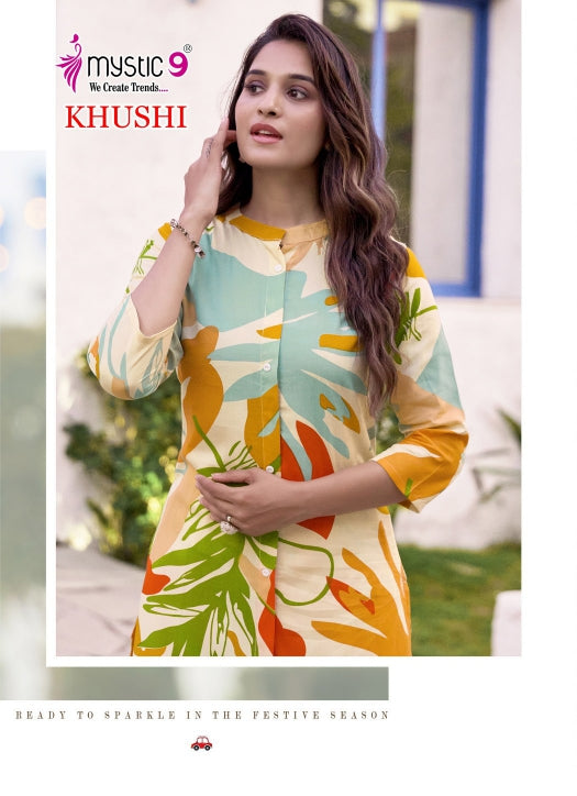 Khushi Vol 3 Mystic 9 Viscose Co Ord Set Exporter Ahmedabad