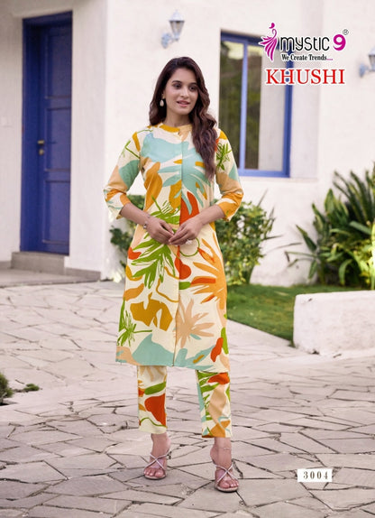Khushi Vol 3 Mystic 9 Viscose Co Ord Set Exporter Ahmedabad
